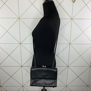 Fossil Genuine Leather Crossbody Black OS